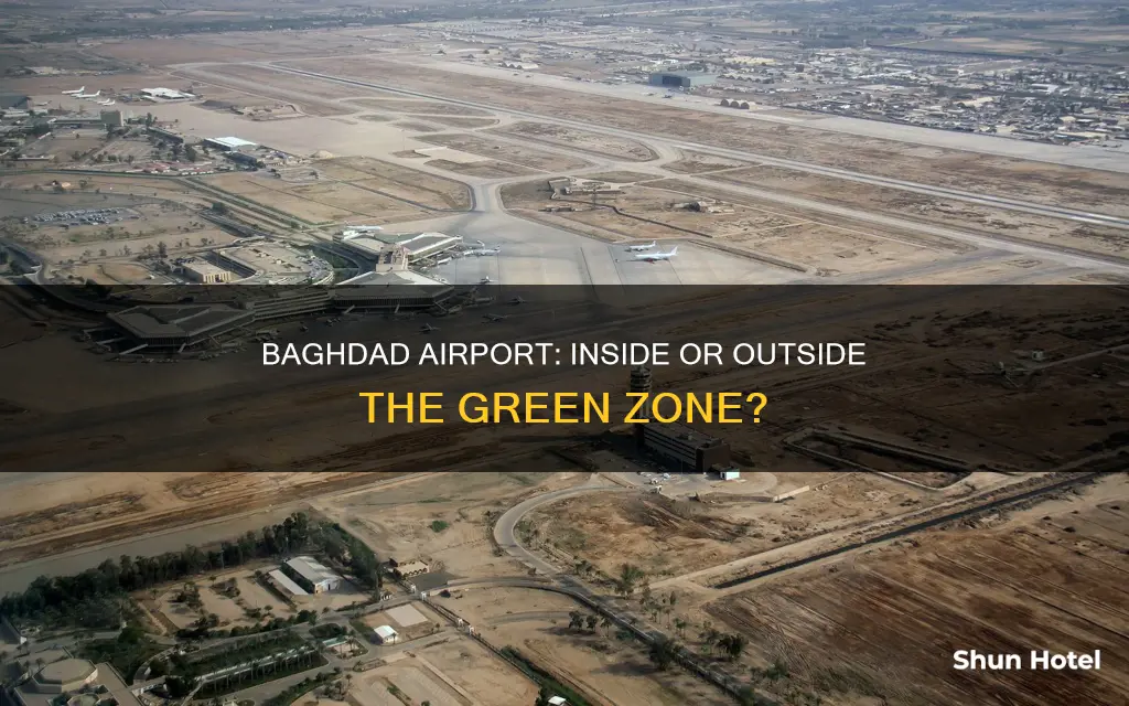 is baghdad airport in green zone