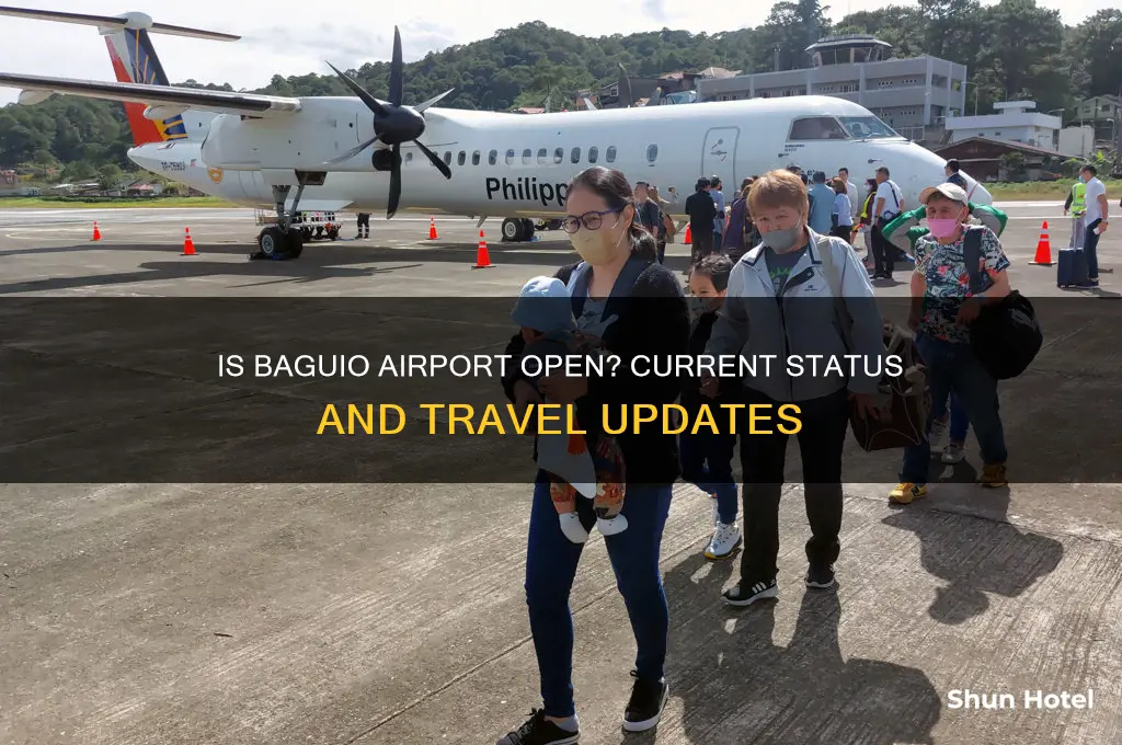 is baguio airport open