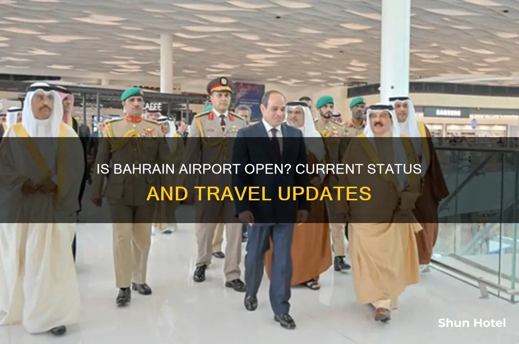 is bahrain airport open