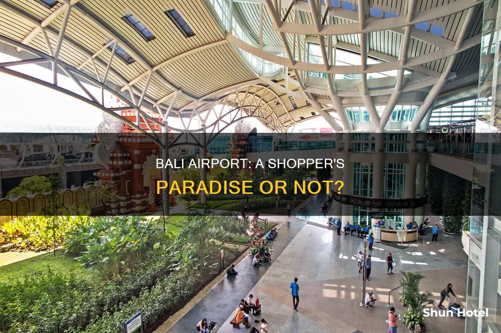 is bali airport good for shopping