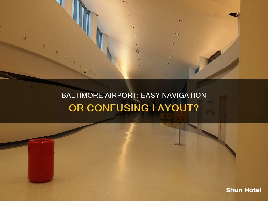 is baltimore airport easy to navigate