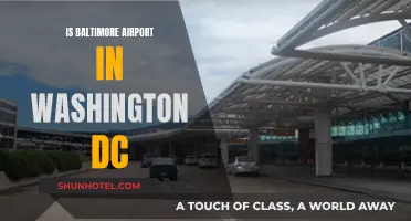Baltimore Airport: Is it in Washington, DC?