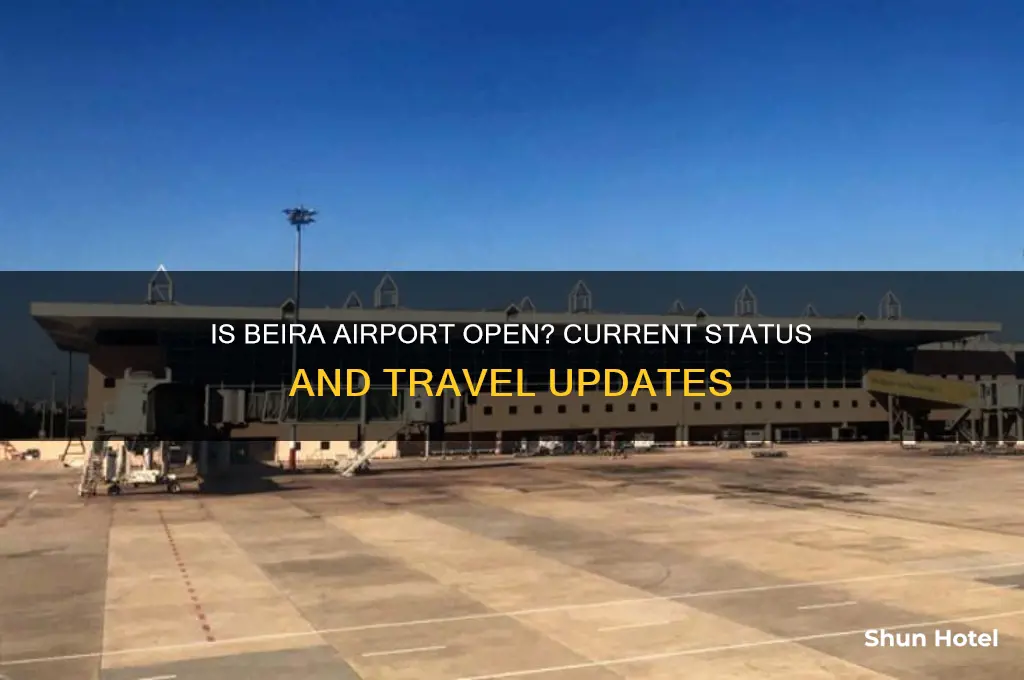 is beira airport open