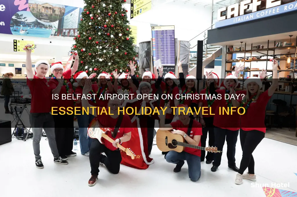 is belfast airport open on christmas day