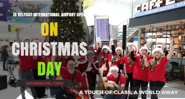 Is Belfast International Airport Open on Christmas Day?
