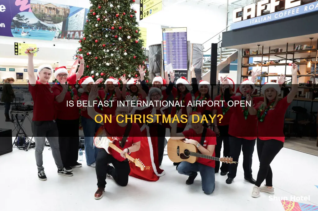 is belfast international airport open on christmas day
