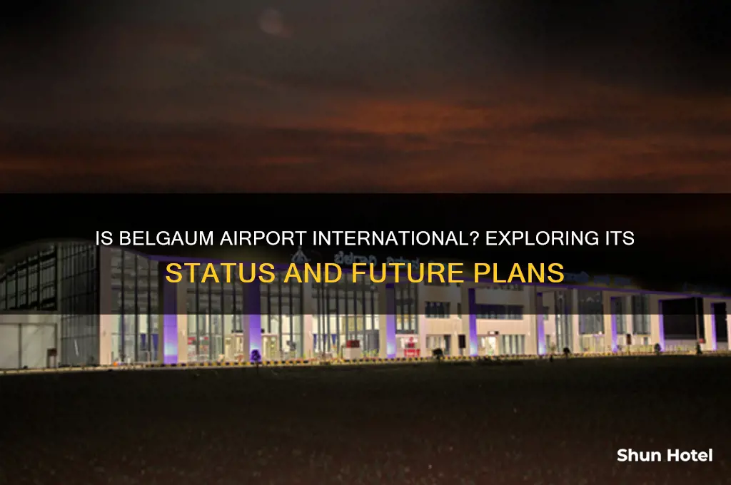 is belgaum airport international
