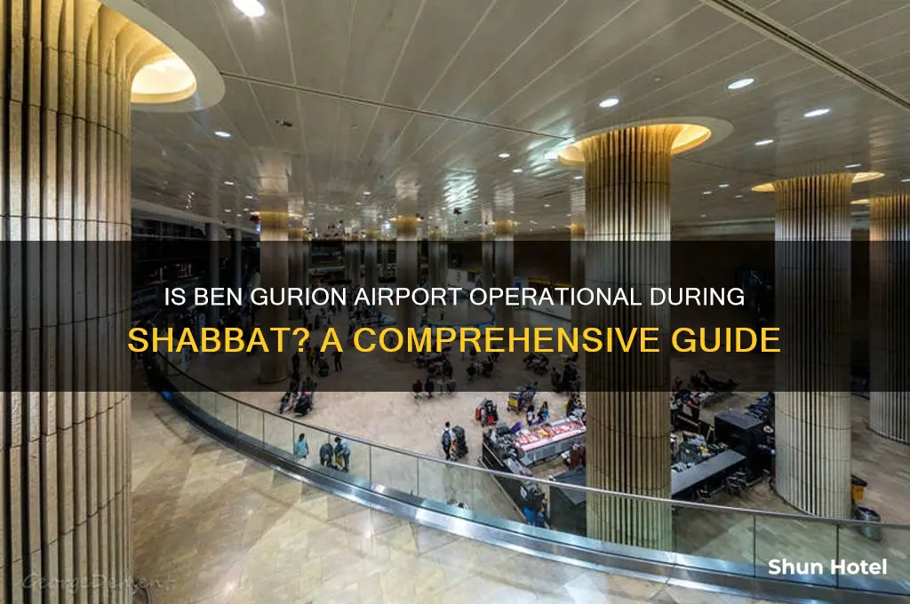 is ben gurion airport open on shabbat