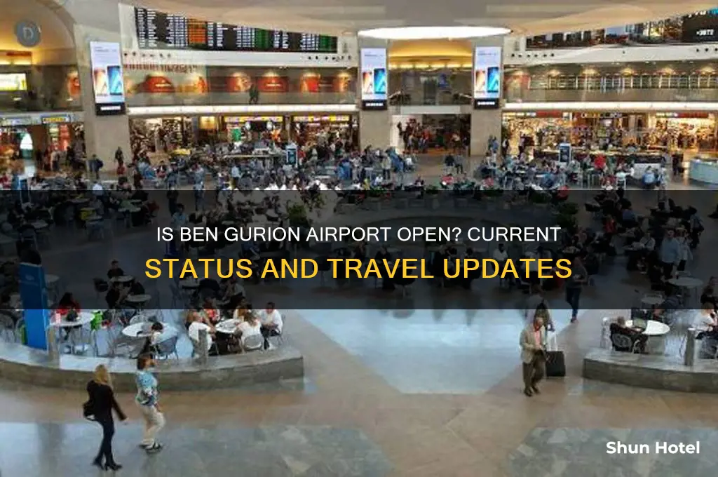 is ben gurion airport open
