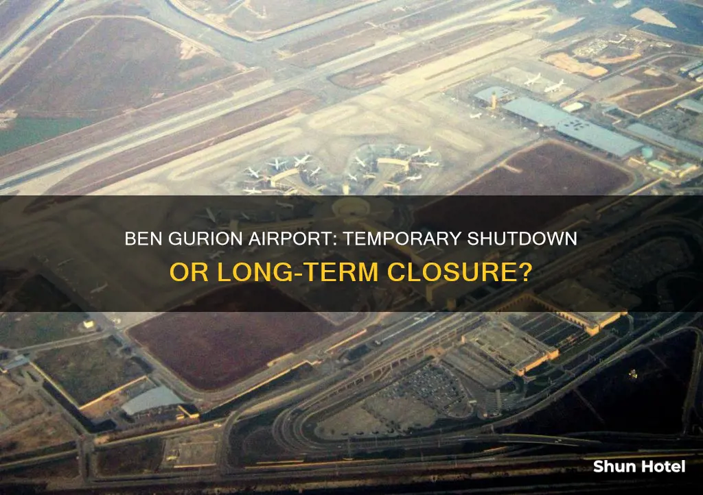 is ben gurion airport shut down