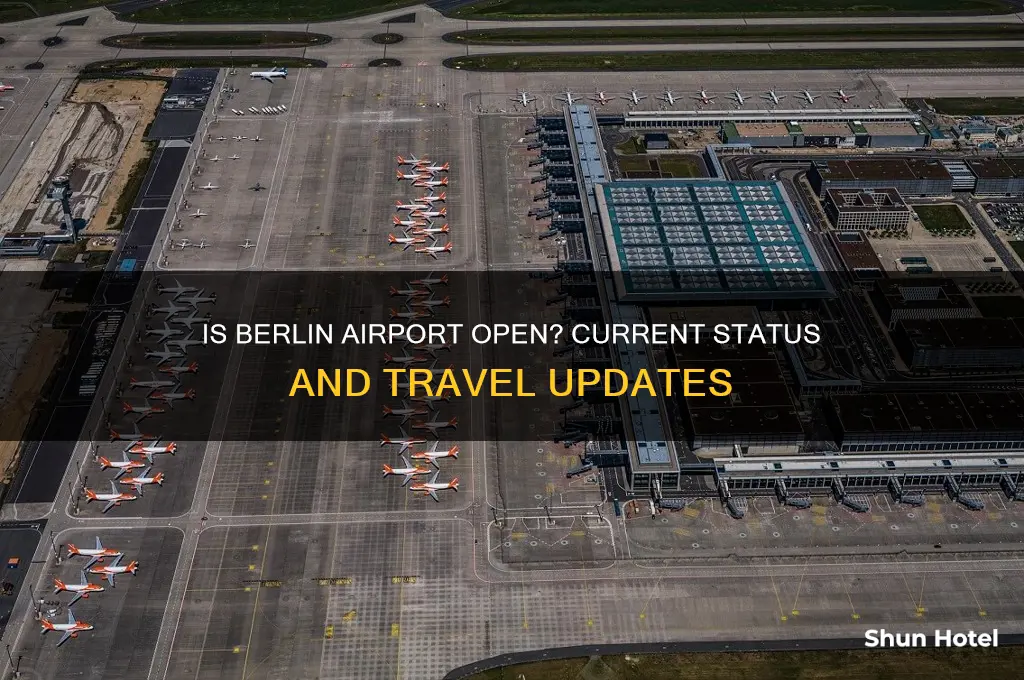 is berlin airport open