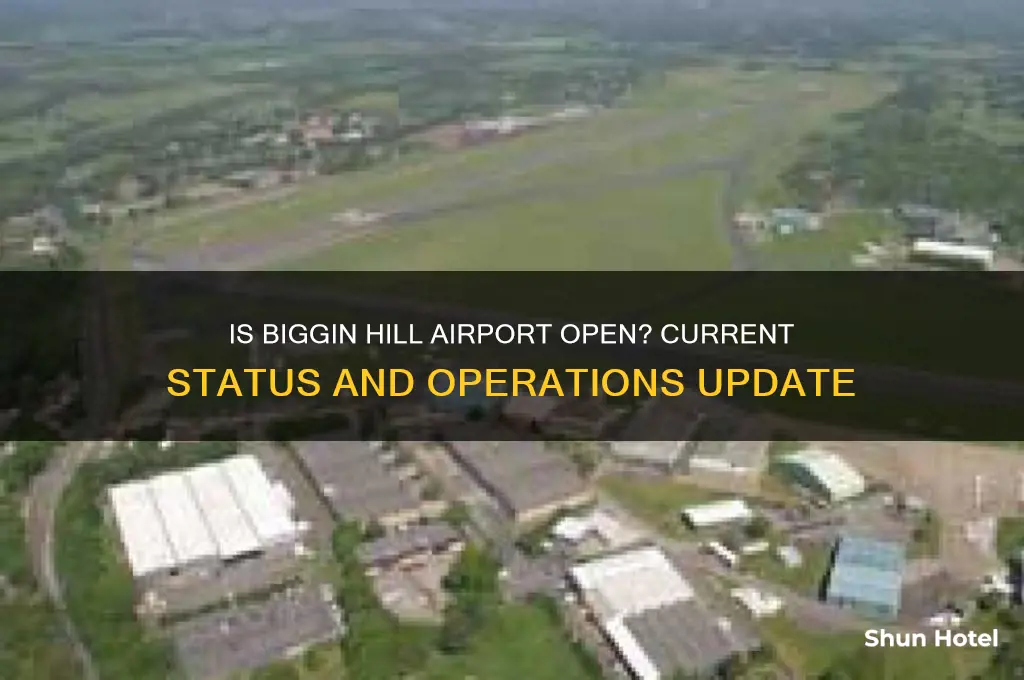 is biggin hill airport open