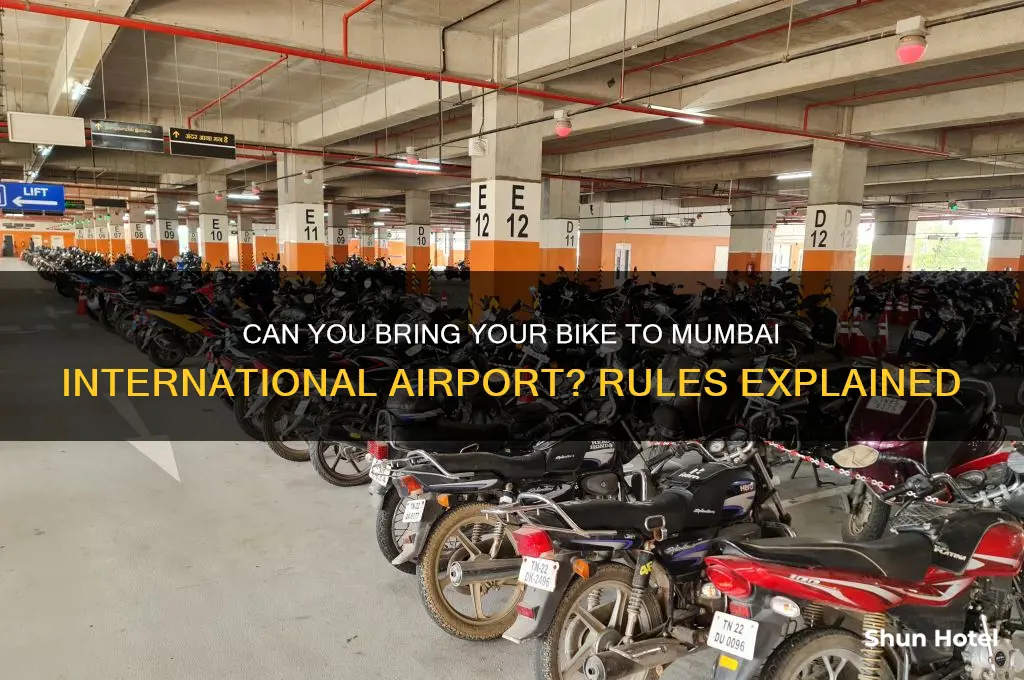 is bike allowed on mumbai international airport