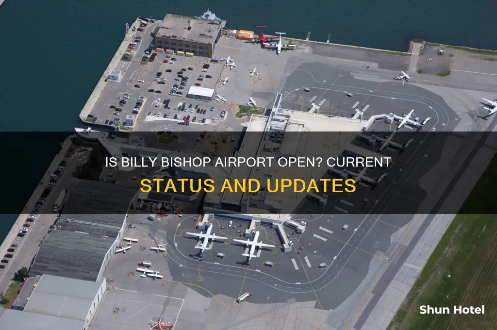 is billy bishop airport open
