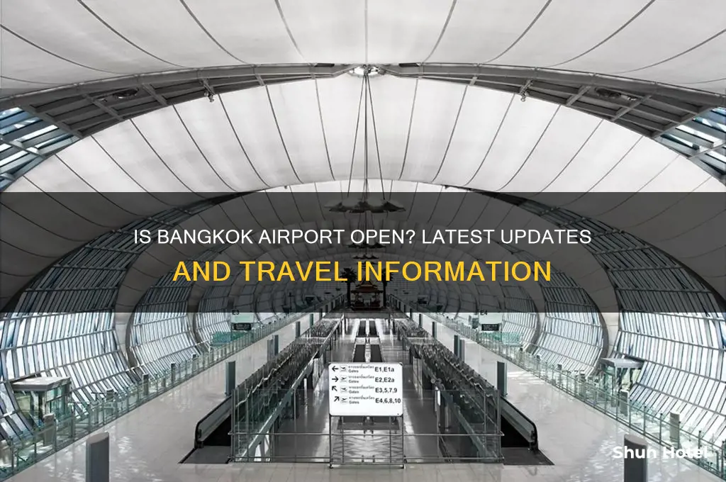 is bkk airport open