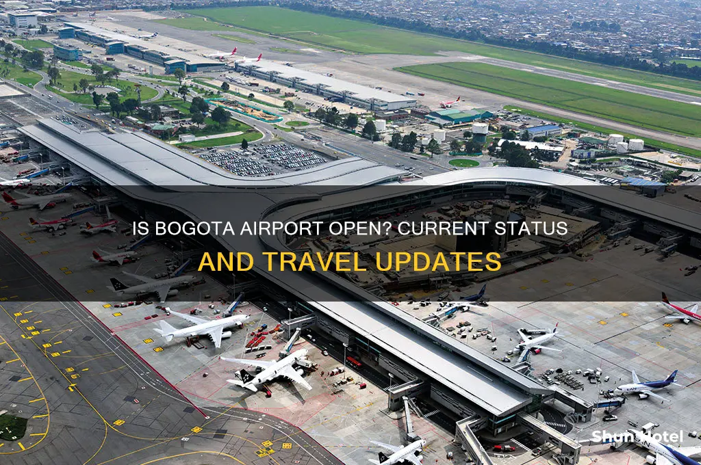 is bogota airport open