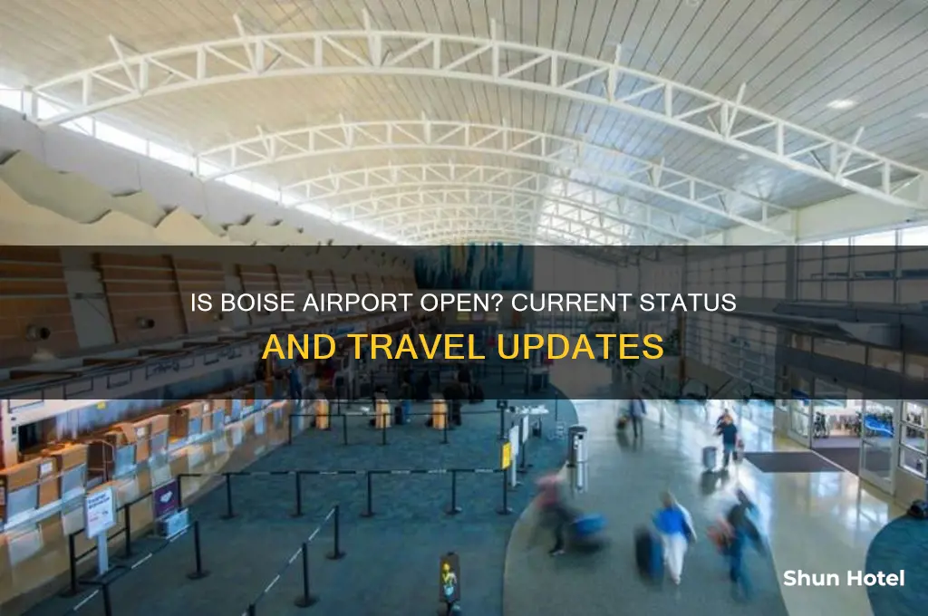 is boise airport open