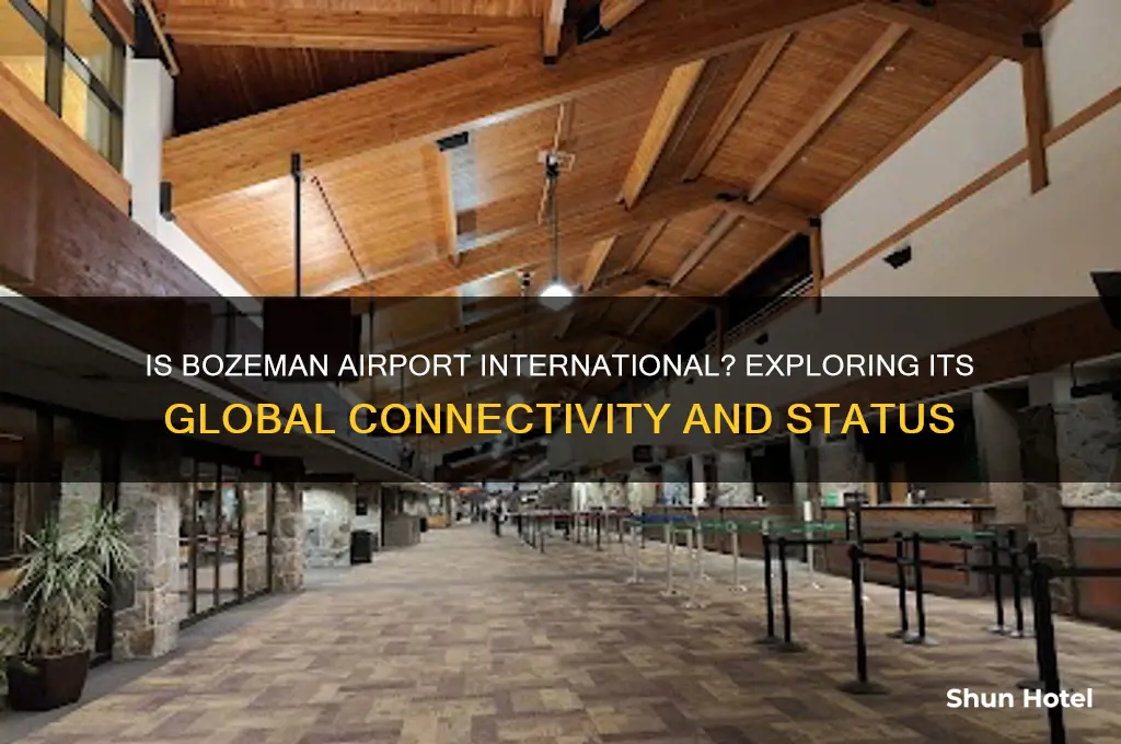 is bozeman an international airport