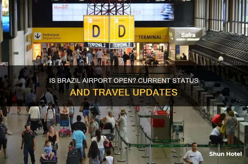is brazil airport open