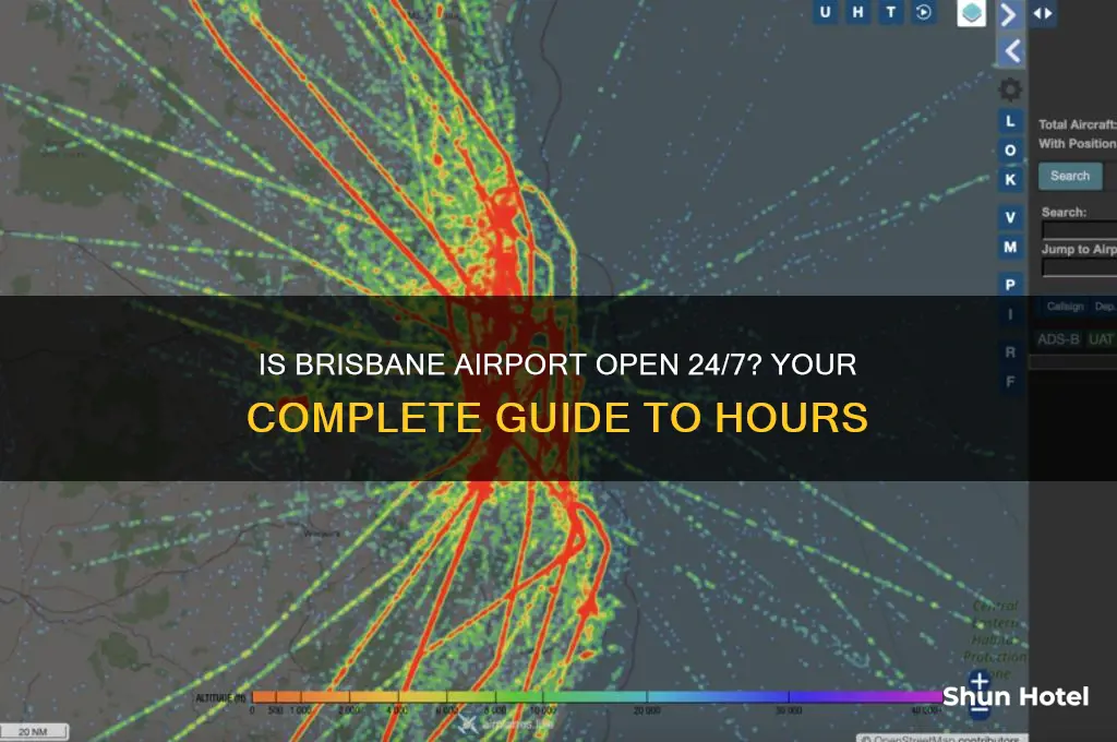 is brisbane airport open 24 hours