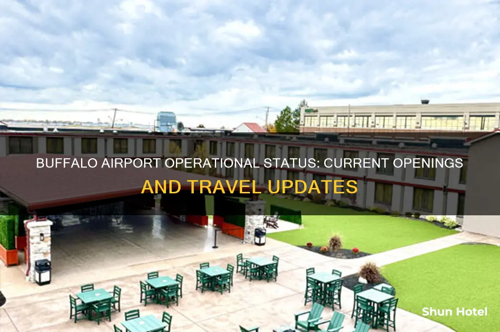 is buffalo airport open now