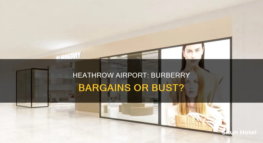 is burberry cheaper at heathrow airport