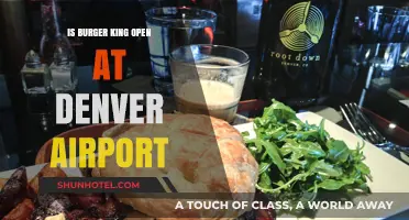 Is Burger King Open at Denver Airport? Quick Dining Guide