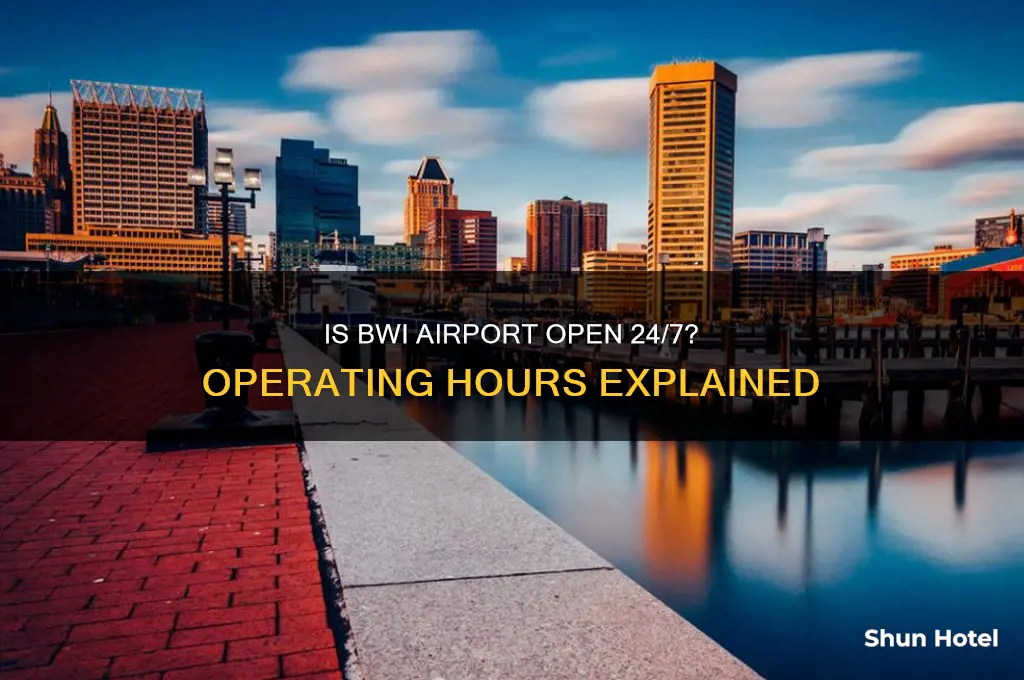 is bwi airport open 24 hours