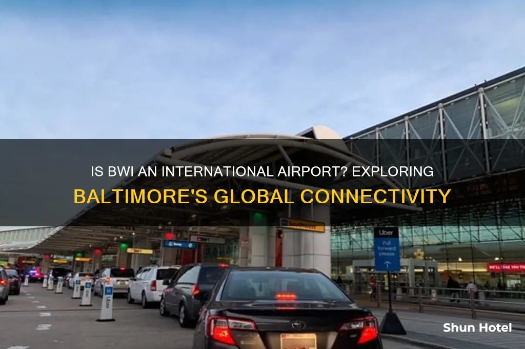 is bwi an international airport