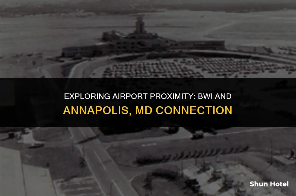 is bwi the closest airport to annapolis md