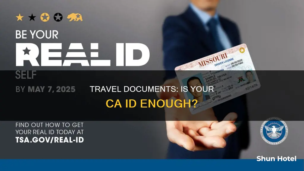is ca id accepted at airport