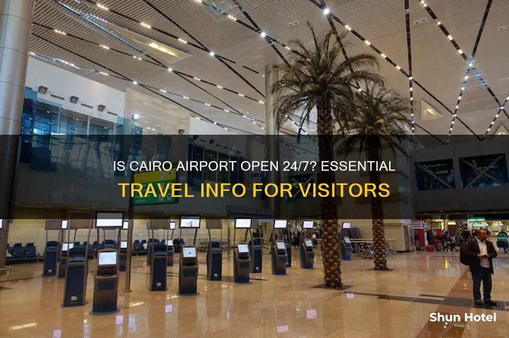 is cairo airport open 24 hours