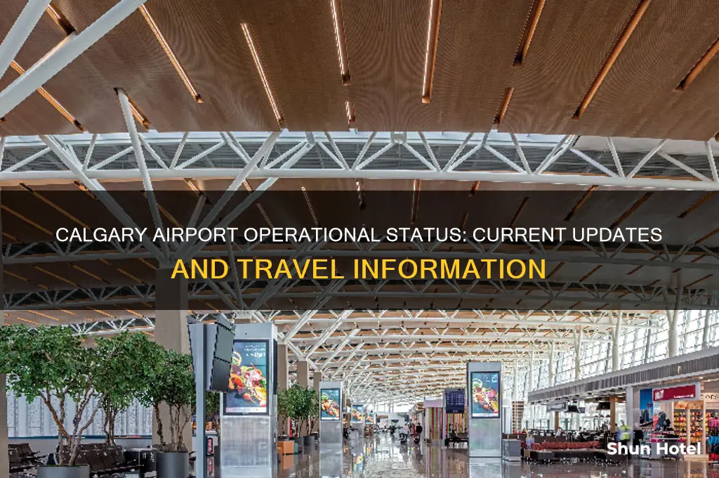 is calgary airport open