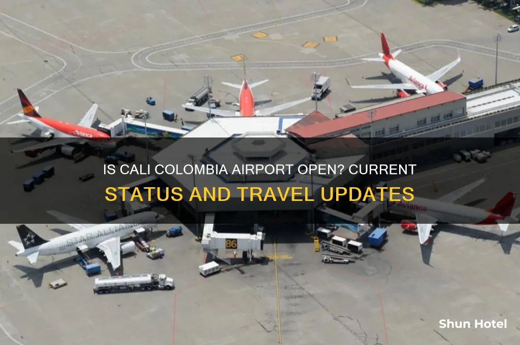 is cali colombia airport open