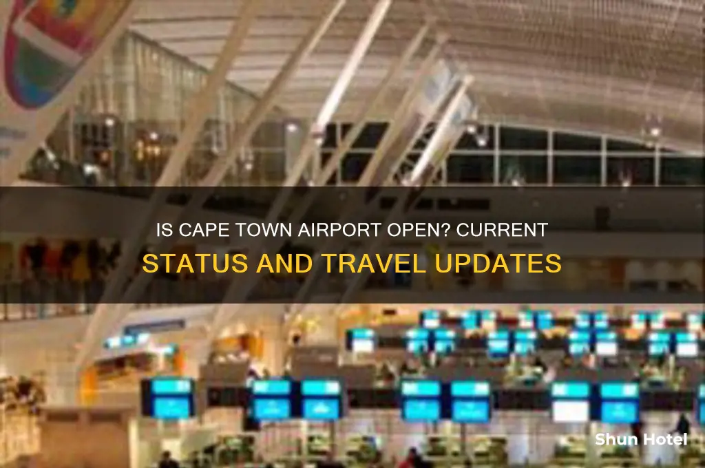 is cape town airport open