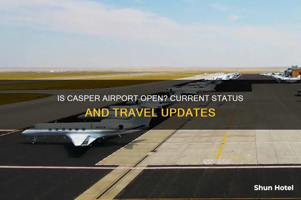 is casper airport open
