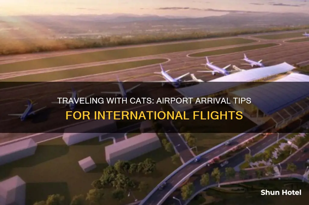 is cat has to be in airport before international flight