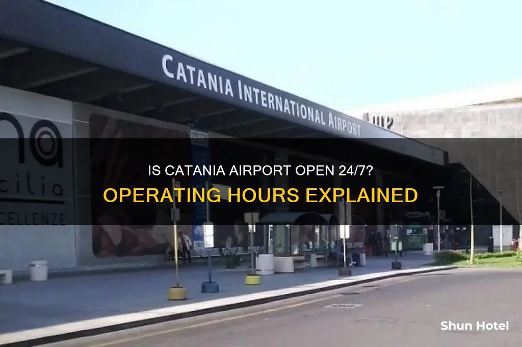 is catania airport open 24 hours