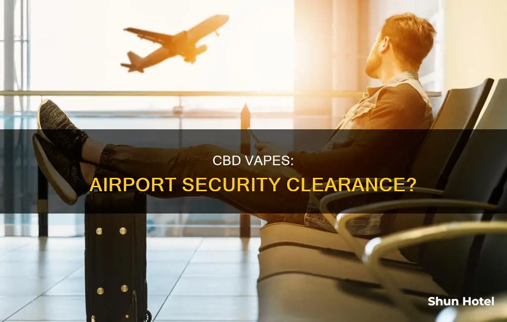 is cbd vapes allowed in airports