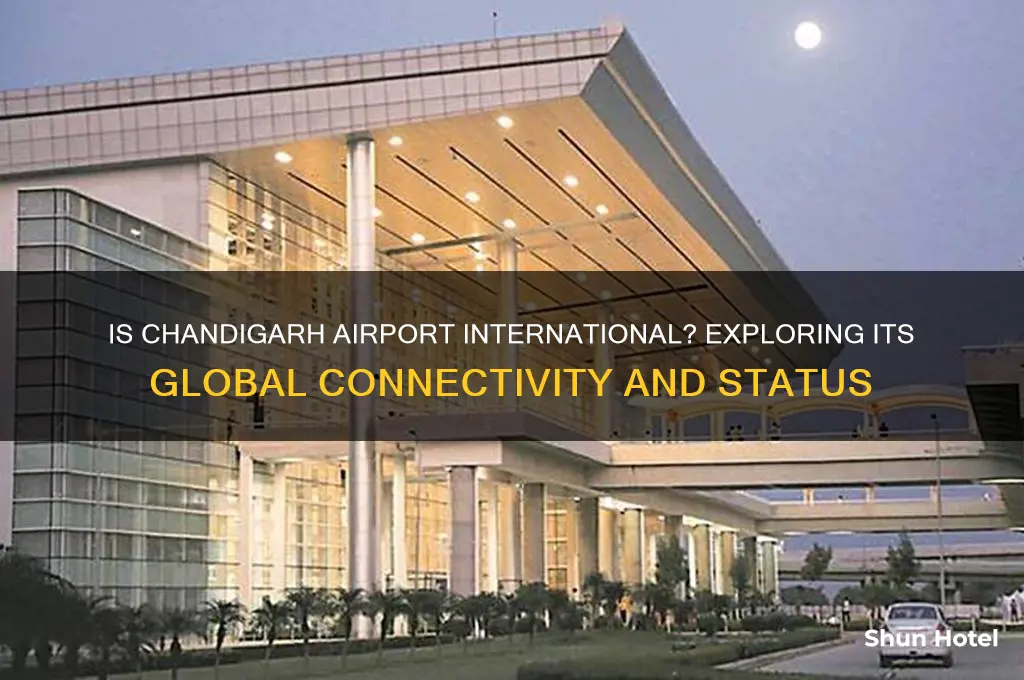 is chandigarh airport international