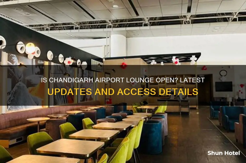 is chandigarh airport lounge open