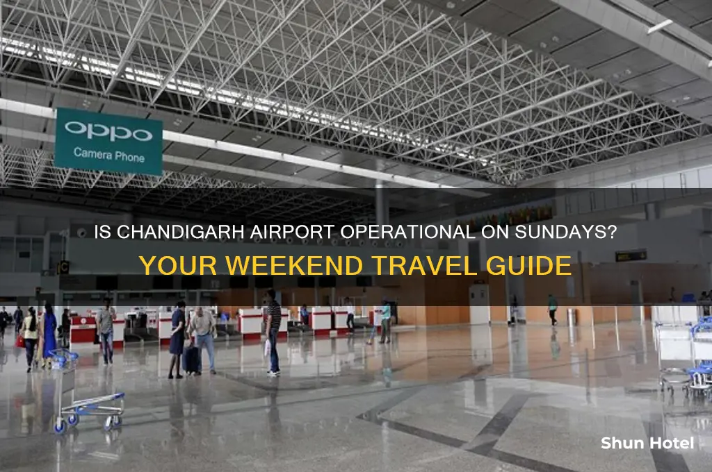 is chandigarh airport open on sunday