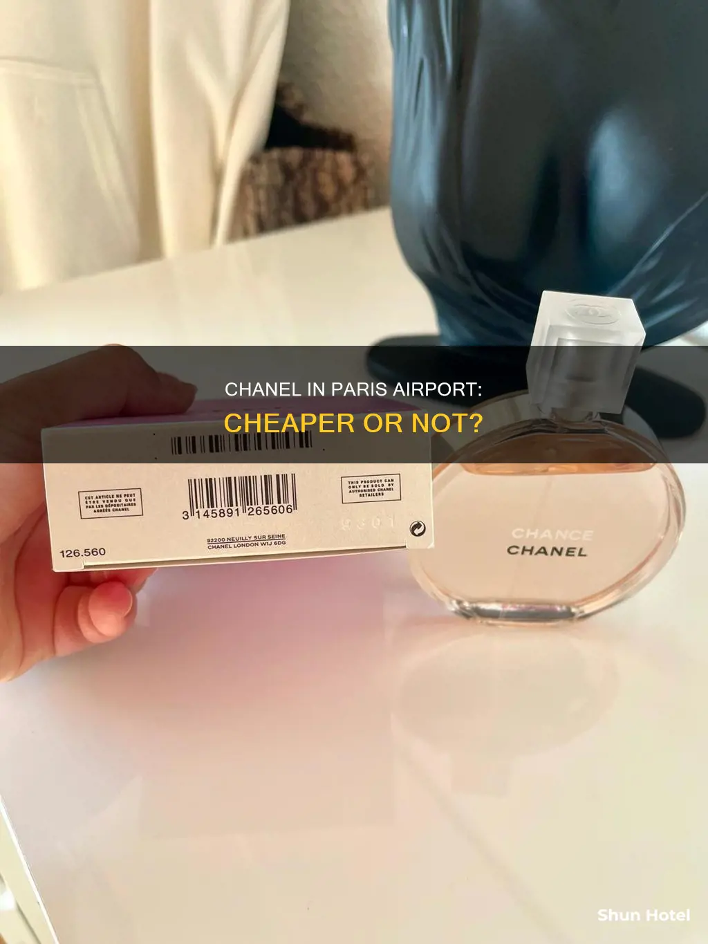 is chanel cheaper in paris airport
