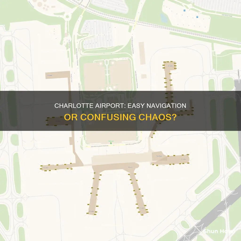 is charlotte airport easy to navigate