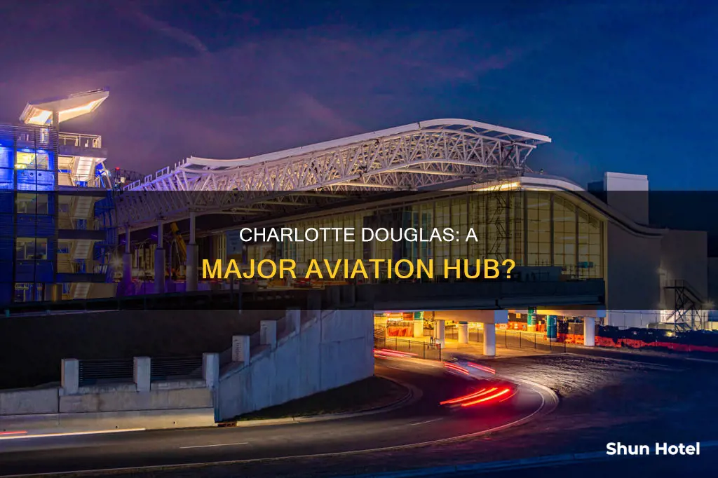 is charlotte douglas a big airport