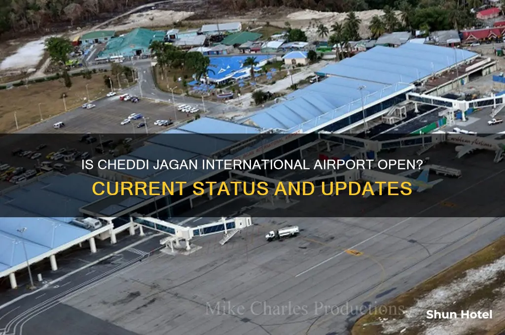 is cheddi jagan international airport open