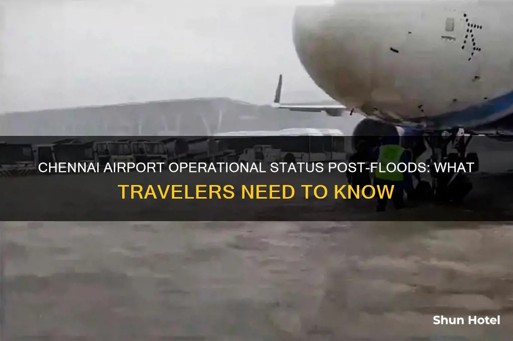 is chennai airport open after floods