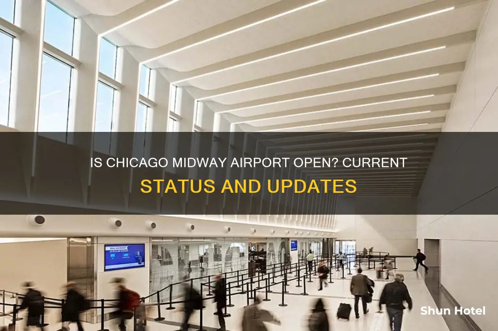 is chicago midway airport open