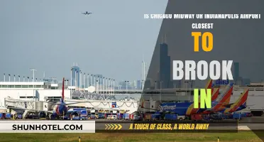Exploring Proximity: Chicago Midway vs. Indianapolis Airport to Brook