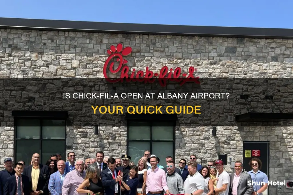is chick fil a open at albany airport